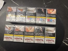 Zigarettenpack VENTIL GIGANTE Portugal neu