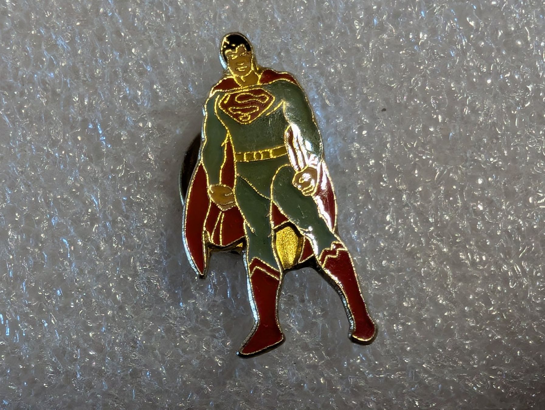 Placchette & Badge: Ansteckpin 288: Super Man Superman – Usato da Oppligen venduto da Pin-Fall-Shop