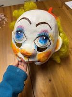 Fasnachtsmaske Clown handgemacht, Kostüm