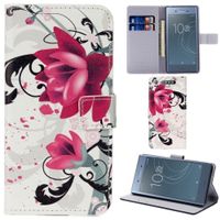 Sony Xperia XZ1 Hülle Etui Wallet Case Cover Coque Tasche