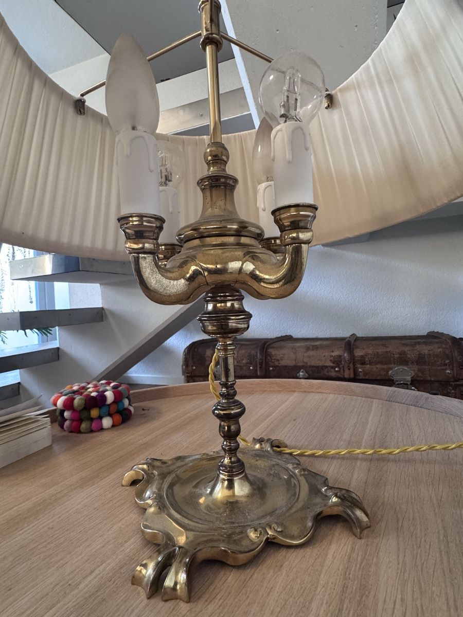 Lampes: Vintage Tischlampe, Messing – D'occasion à Niederbüren par Oetschli 6