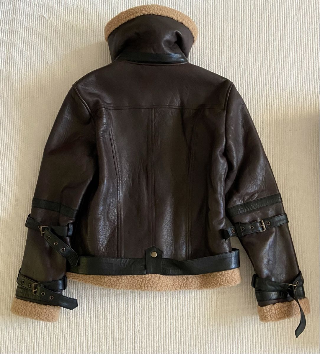 Giacche: Bomberjacke Lederjacke Aviator Gr.S- Neuwertig! – Usato da Gossau venduto da Magic999 2