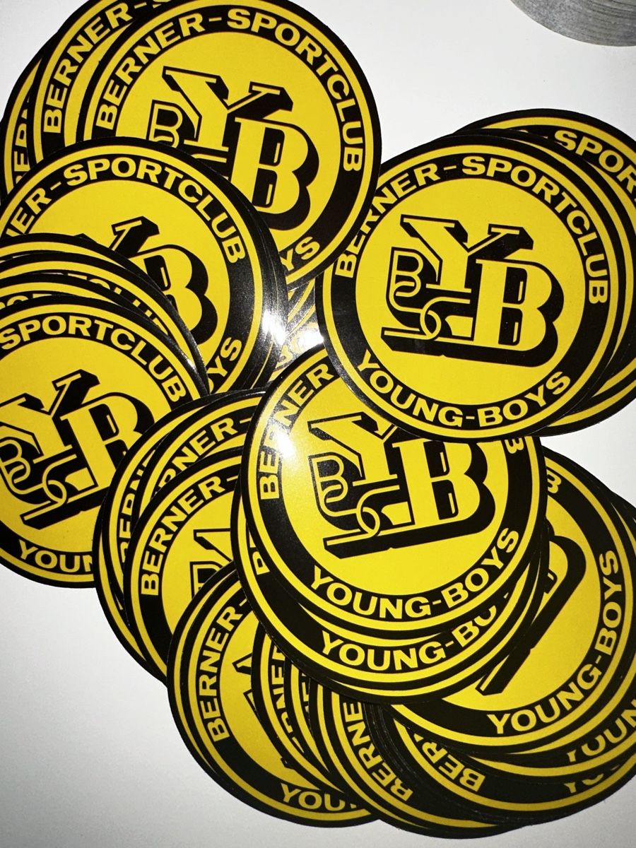 Aufkleber: BSC YB Fan Sticker (8x8cm) – Neu (gemäss Beschreibung) aus Bern von