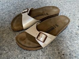 Birkenstock Madrid Pearl White, Gr. 40