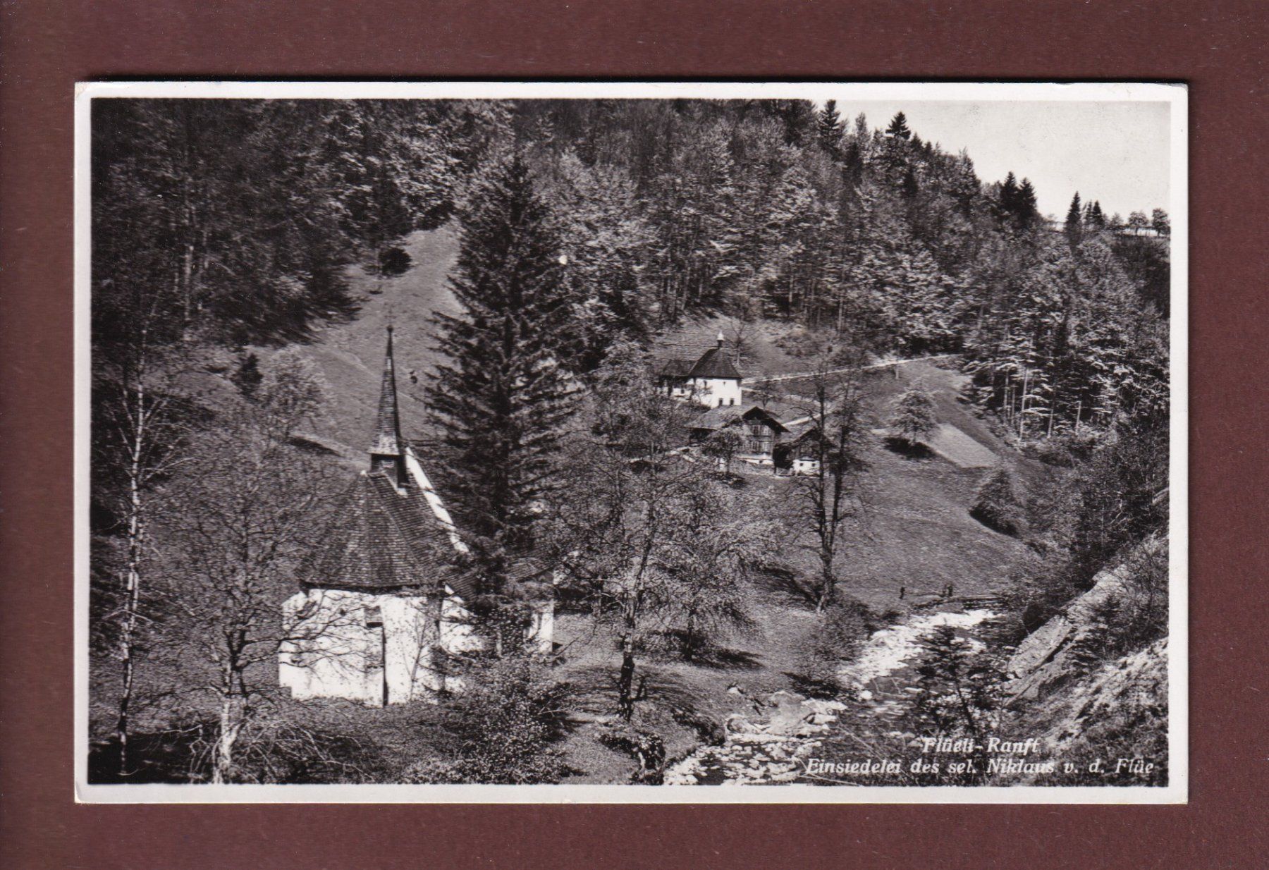 Cartoline postali: FLÜELI-RANFT - 1941 – Usato da Pully venduto da nicecards