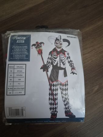 Verkleidung Sinister Jester Grösse 128