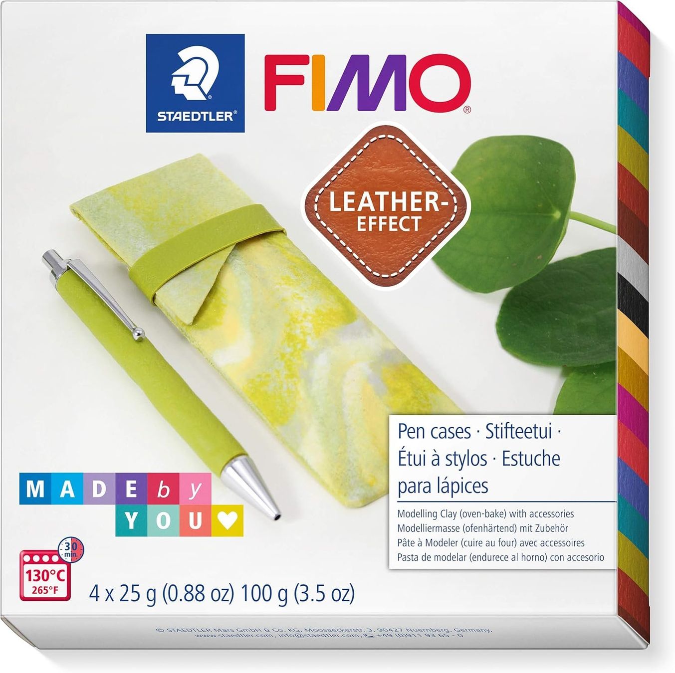 Kit bricolage: FIMO Leather Effect Set "Stifteetui in Marmoroptik" 8015DIY7 – Nuovo e nell'imballaggio originale da Lachen SZ venduto da officefactoryag 2
