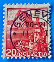 Nr.215 Landschaftsbilder Stempel  Geneve 
