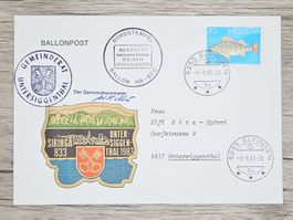 CL17 Enveloppe + Timbre Suisse 1983