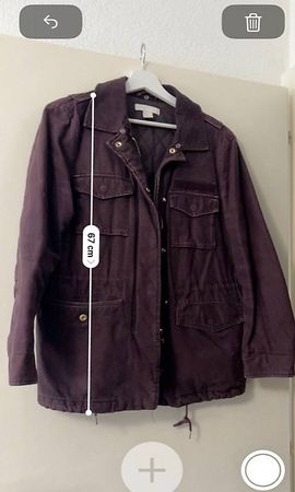Veste bordeaux H&M