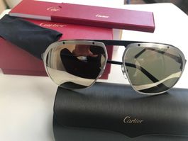 Cartier Santos Sonnenbrille Neuwertig