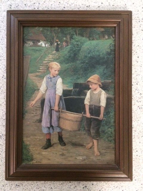 Dipinti: Reproductions de tableaux & peintures d' Albert Anker – Usato da Biel/Bienne venduto da tictac2002 7