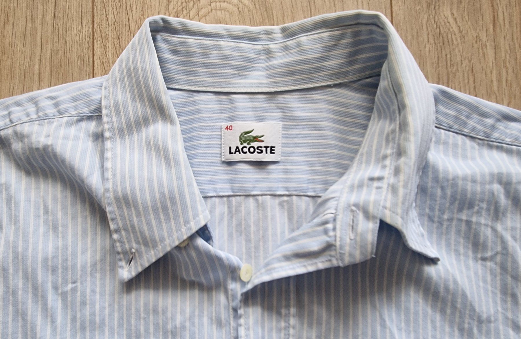 Lacoste Camicie: Original LACOSTE Herren Hemd kurzarm Grösse M – Usato da Zürich venduto da businessman80 1