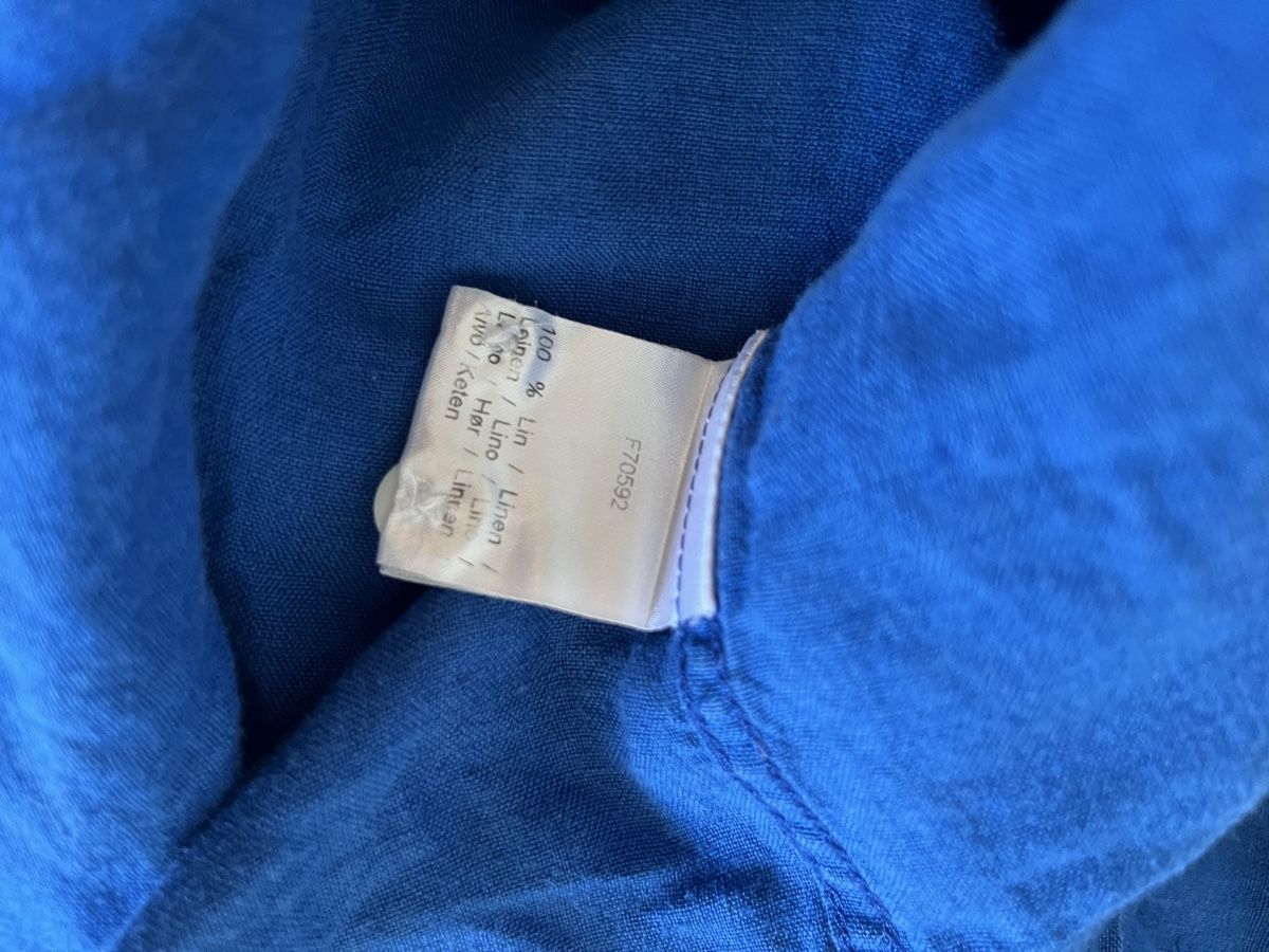 Lacoste Chemises: Lacoste Hemd Blau Grösse L Leinen Regular Fit – D'occasion à Lausanne par Danash 5