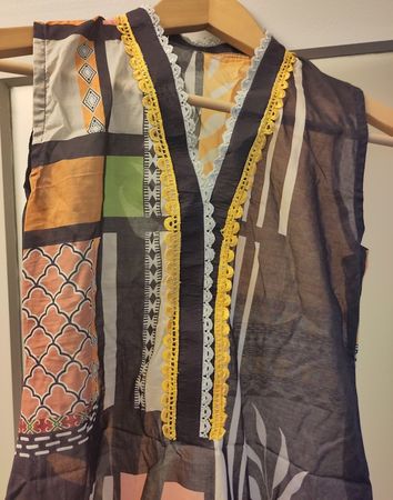 Bunte Tunika aus feiner Baumwolle von Asim Jofa, Gr. XS/S