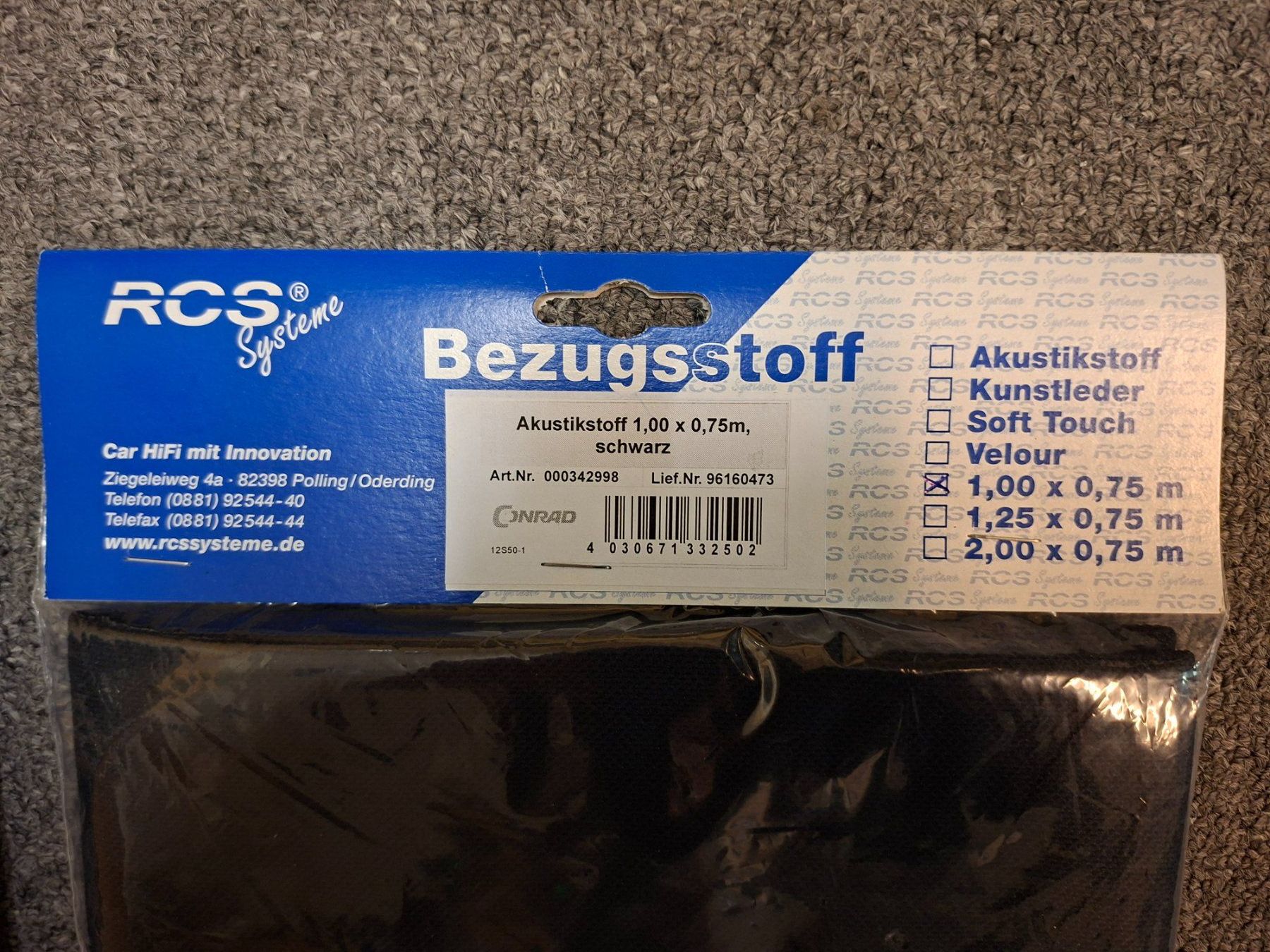 Lautsprecher: Lautsprecher Bezugsstoff – Neu und originalverpackt aus Niedergösgen von piccorx5 2