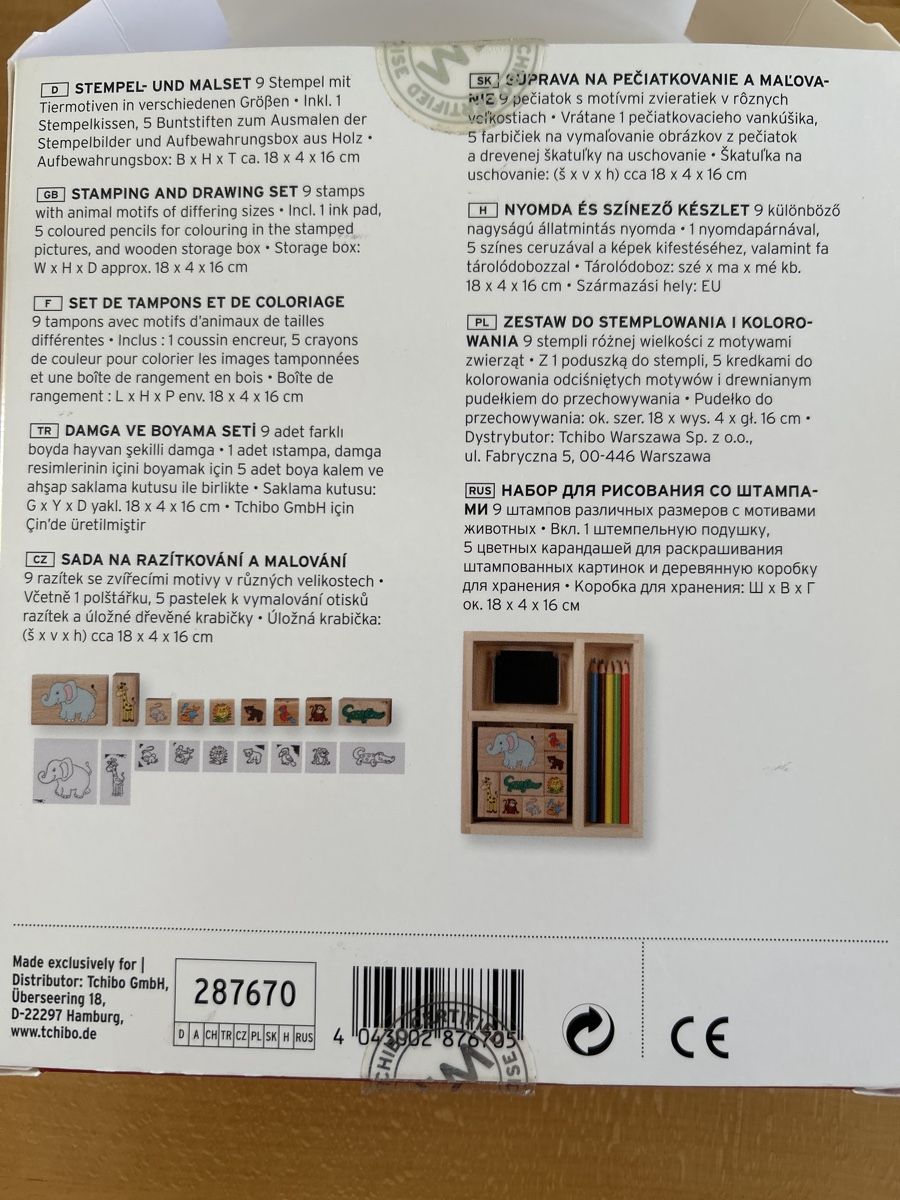 Timbri: Stempel- und Malset Tchibo – Usato da Dotzigen venduto da rapunzel03 3