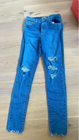 Levi High Rise Super Skinny Jeans Grösse 29
