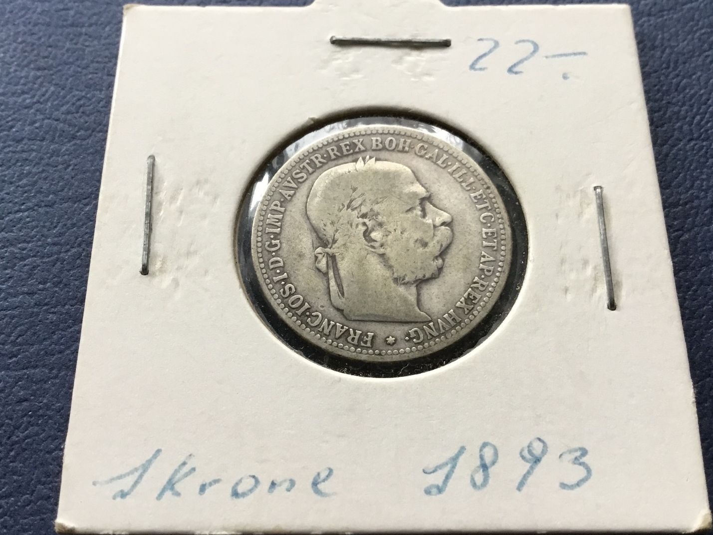 Tutti le monete: 1 Krone 1893 Franz Joseph – Usato da St. Margrethen SG venduto da alfapeugeot10 4
