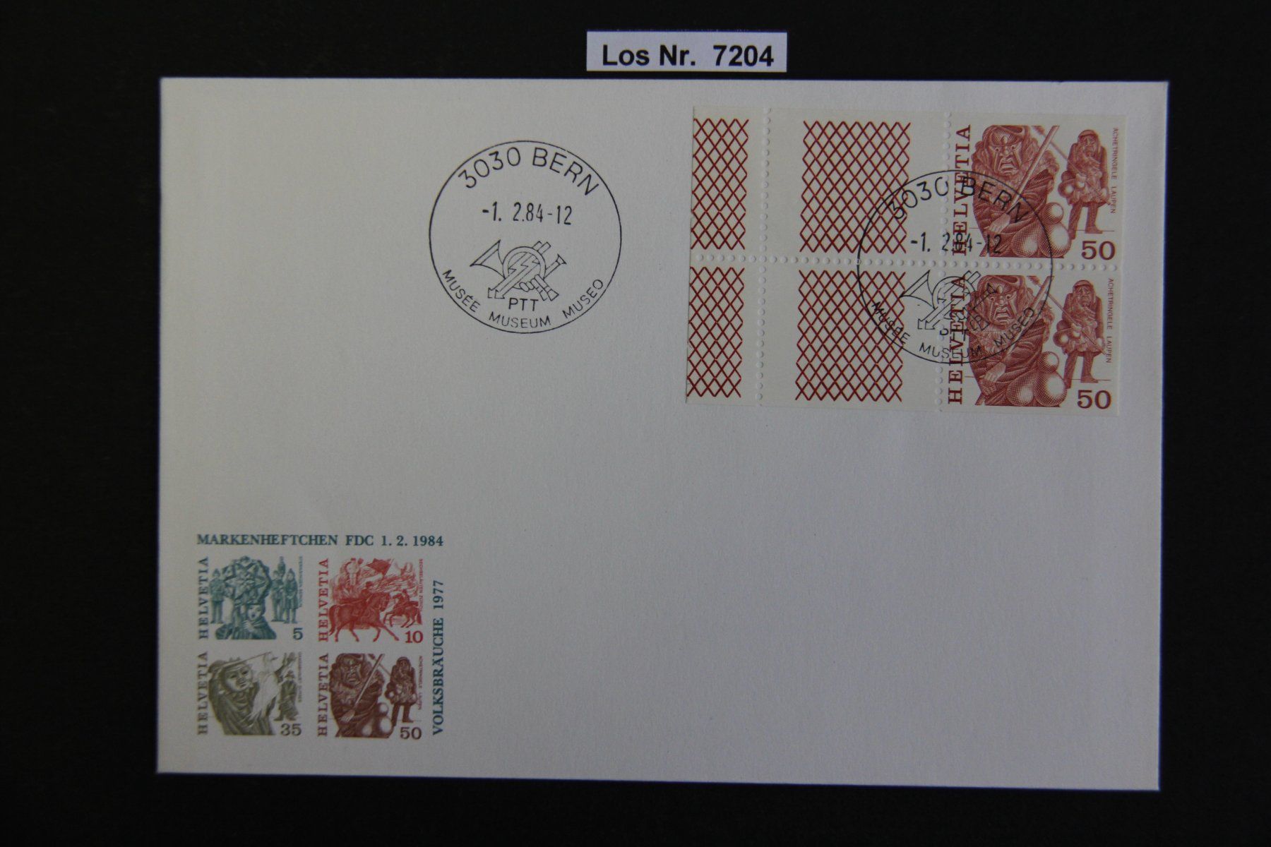 Tous les timbres: CH 1984 Briefe sauber gestempelt                    Los 7204 – D'occasion à Volken par jukon65 2