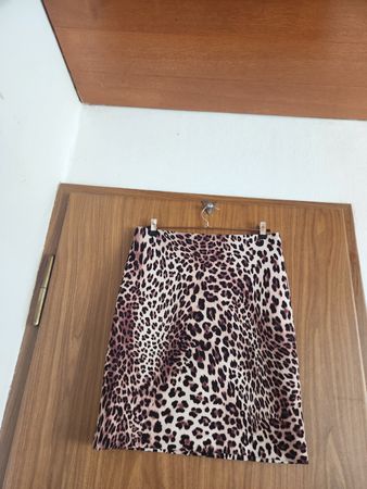 Jupe imprimé léopard taille L Sem Per Lei MADE IN ITALY