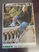 Boris Becker - frühe Karte - Handsigniert