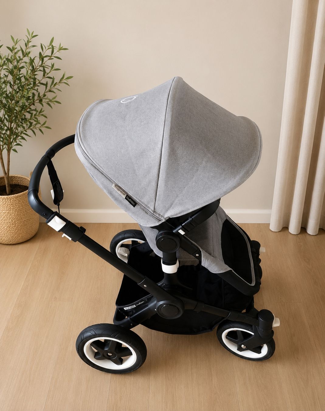 Bugaboo Carrozzine: Kombikinderwagen Bugaboo Buffalo Classic - Grey Melange – Nuovo (secondo la descrizione) da Wahlen b. Laufen venduto da Adrenaalina 5