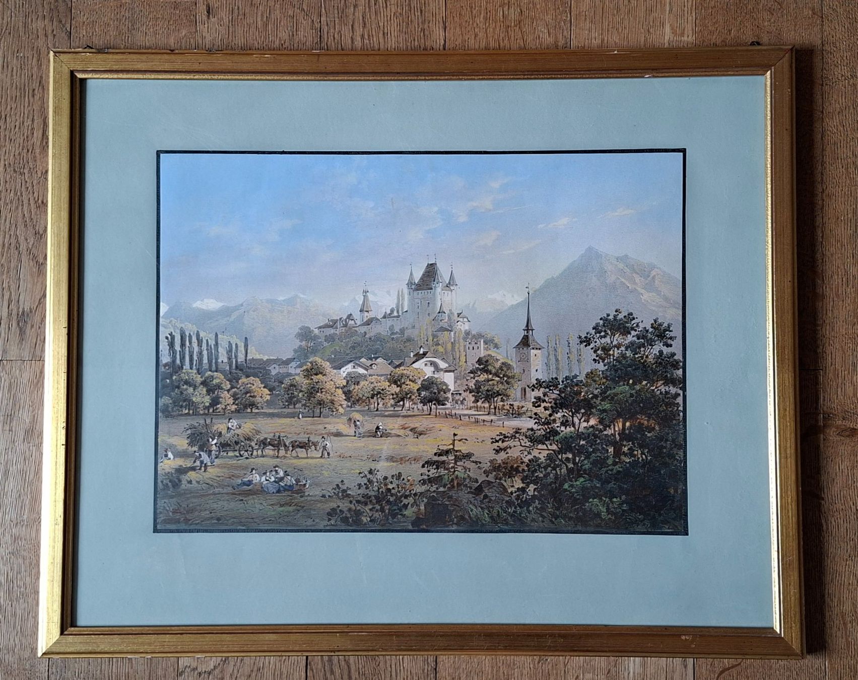 Foto & Immagini: Schloss Thun kolorierter Druck – Usato da Liestal venduto da Abimos 1