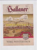 Etikette für Wein - Hallauer /bd