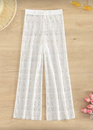 Strandhose weiss