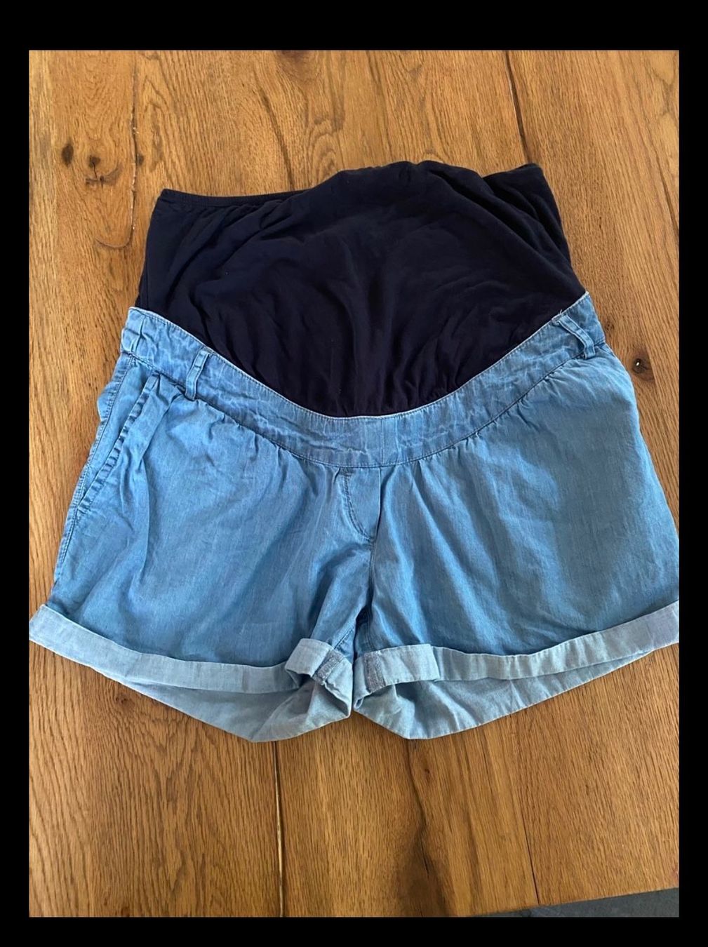 Hosen: Sommerliche Umstandsshorts, Gr. 38 – Gebraucht aus Wolfwil von NewGirl