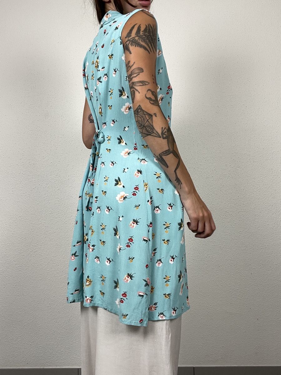 Vestiti: Vintage floral blue dress – Usato da Knonau venduto da Grapesvintage 6