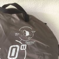 Quechua Strandmuschel. Schutz vor Sonne und leichtem Wind.