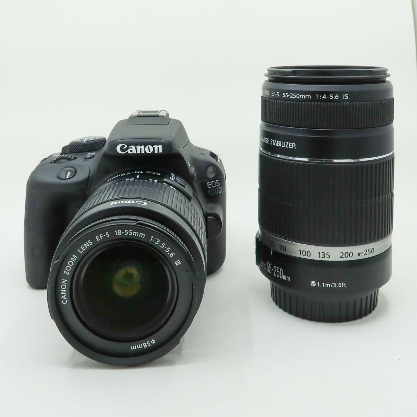 Canon Kamera: Canon EOS 100D 18-55mm und 55-250mm – Gebraucht aus Luzern von AMS144