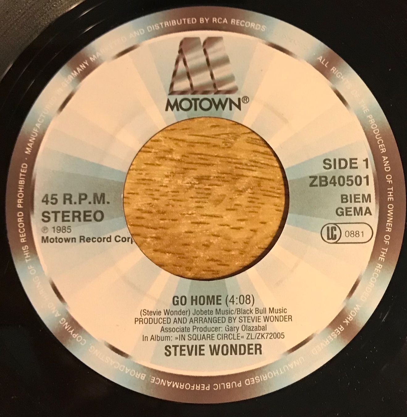 Schallplatten: STEVIE WONDER - GO HOME – Gebraucht aus Bussigny von vinyl-pas-cher 2