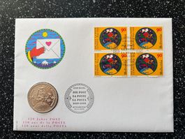 20 Franken Swissmint Münzbrief 1999-20 Gramm 835/1000 Silber