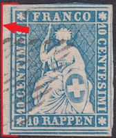 23F (23B1m) fehlerfrei mit Attest Hermann +Abarten, 1'550.-