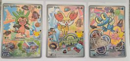 Pokemon Erste Partner Igamaro Fynx Froxy Promo 058-060