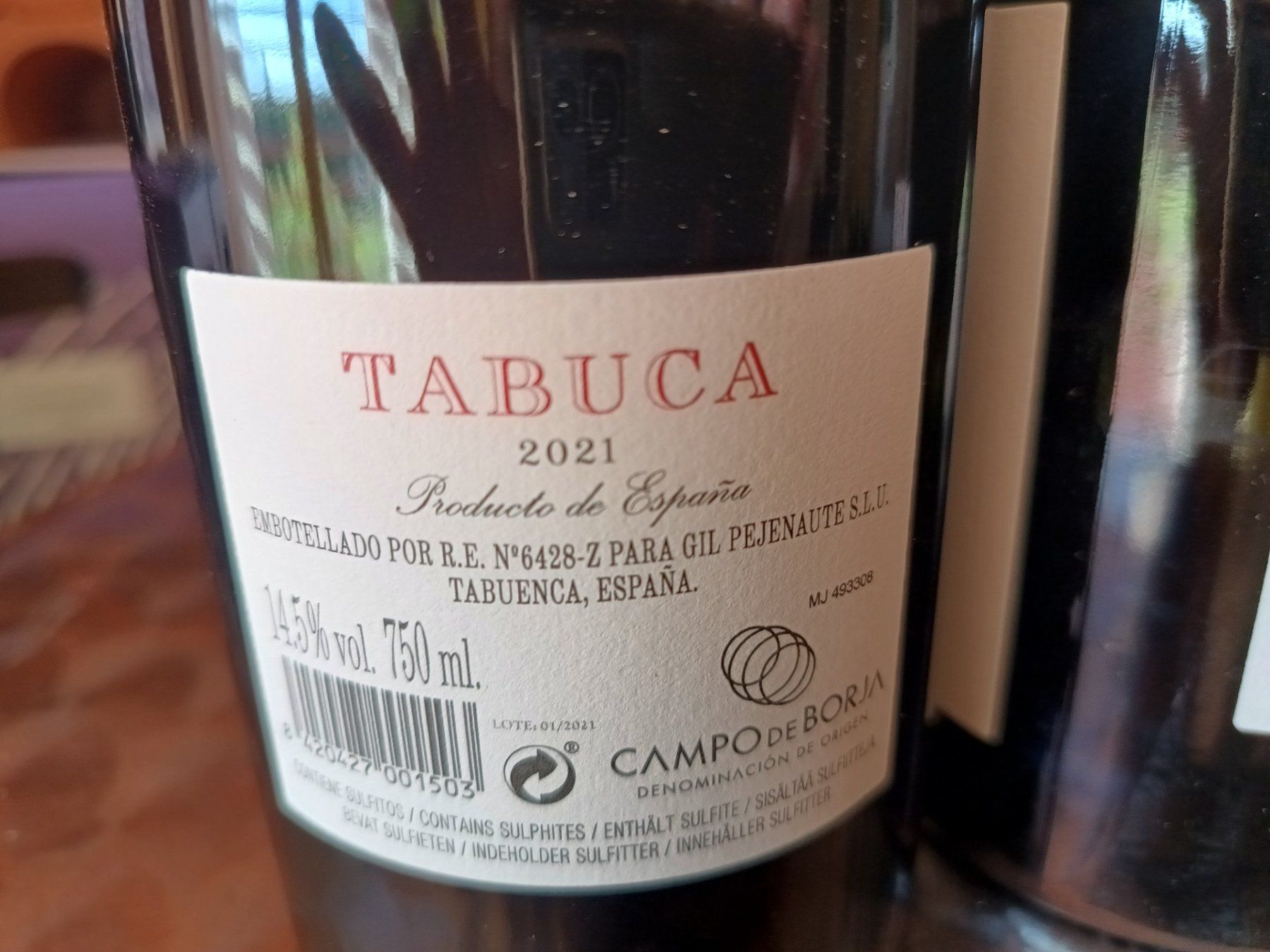 Vino: 6 Fl. Tabuca, Campo de Borja DO, 2021 – Nuovo (secondo la descrizione) da Inwil venduto da Grisley 2