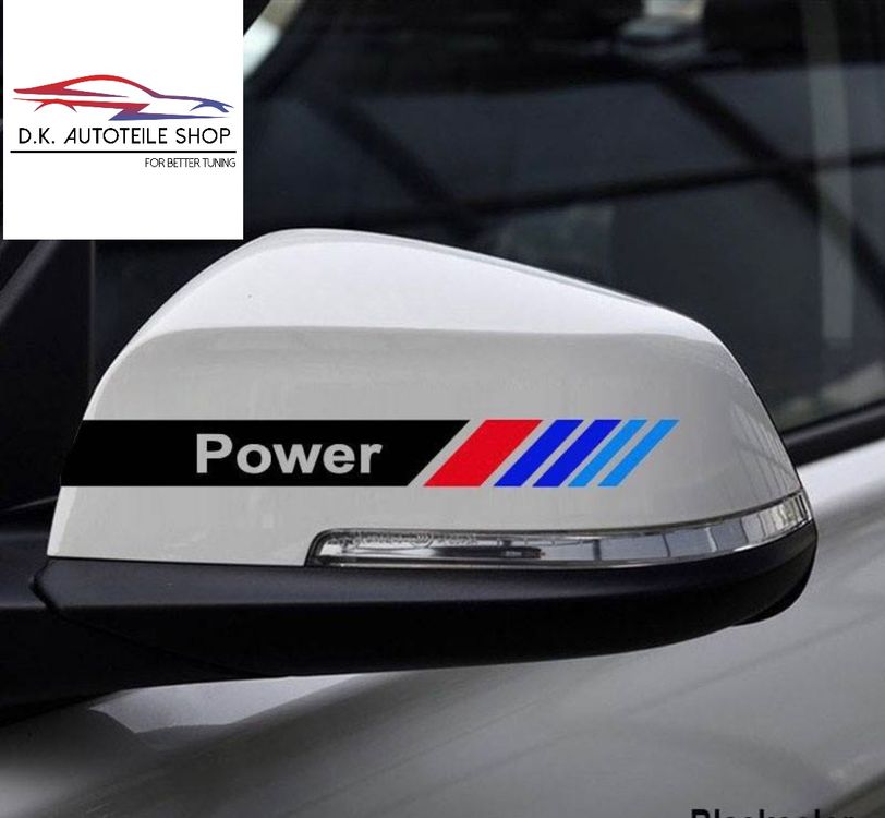 BMW M Performance Kleber Sticker in schwarz 2 er Set Neu (Neu und ...