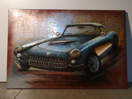 50ies-Cabrio Eye-Catcher für Vintage-Garage, Loft, Bar, usw.