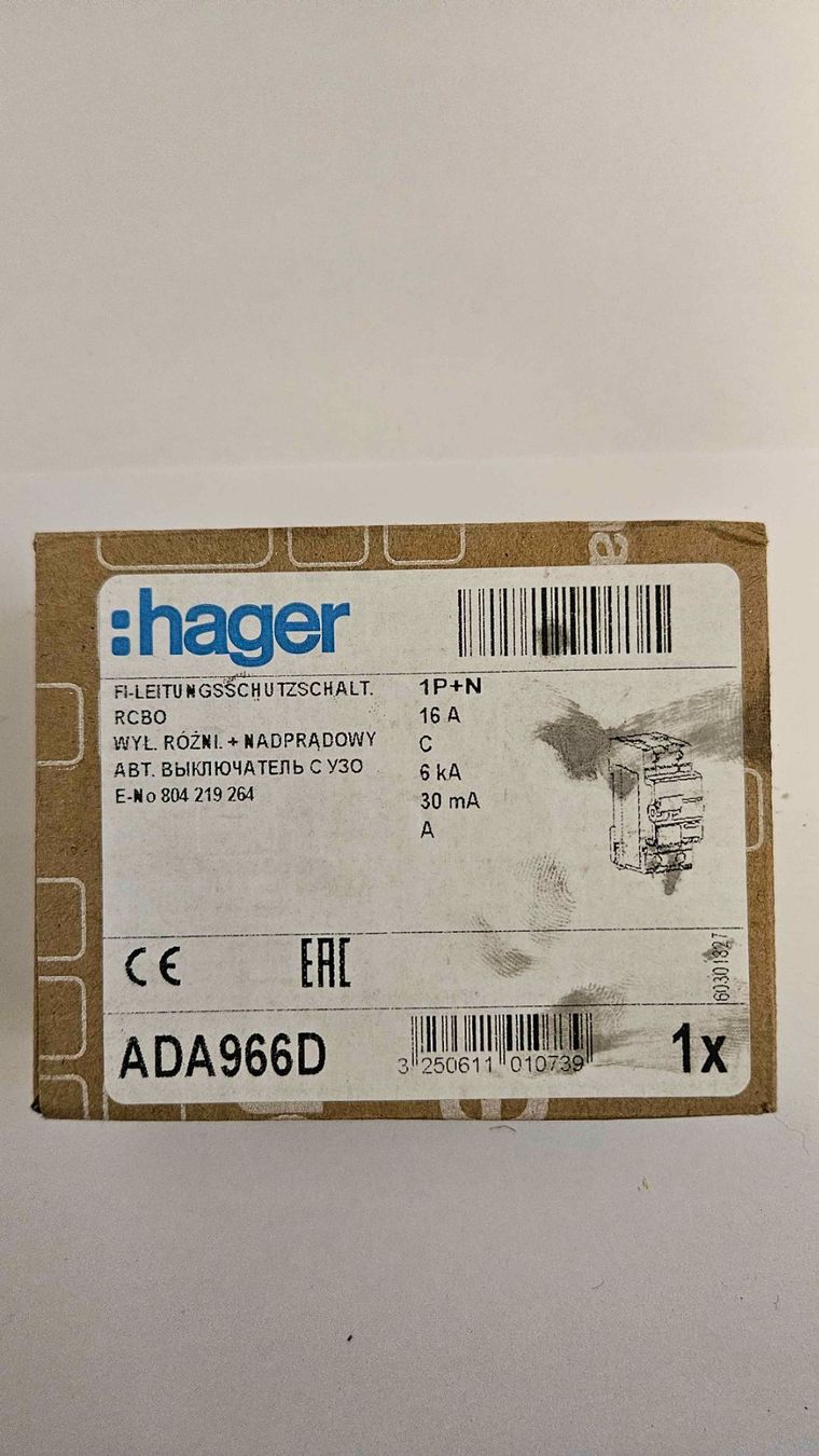Hager Interruttori: Hager ADA966D FI/LS-Schalter – Nuovo (secondo la descrizione) da Buochs venduto da D.Scheuber 1