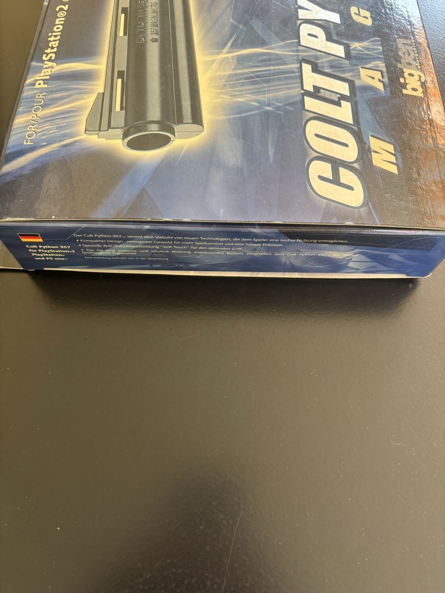 Manettes: Lightgun Colt Python 357 Magnum PS2 PS1 BigBen Neu – Neuf avec emballage d'origine à Volketswil par 1970rog 3