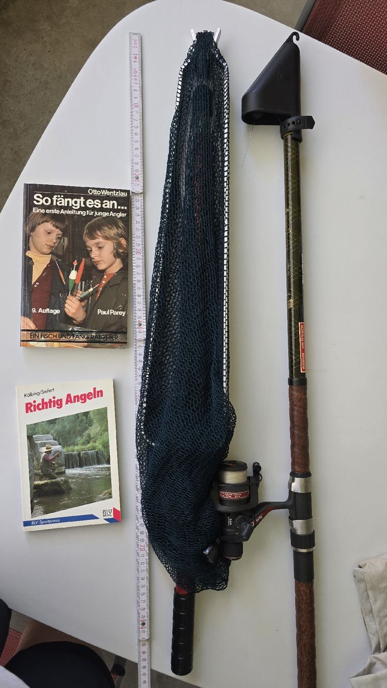 Balzer Canne da pesca: Angel Set, Angel + Köcher + 2 Bücher – Nuovo (secondo la descrizione) da Zürich venduto da Bauer19