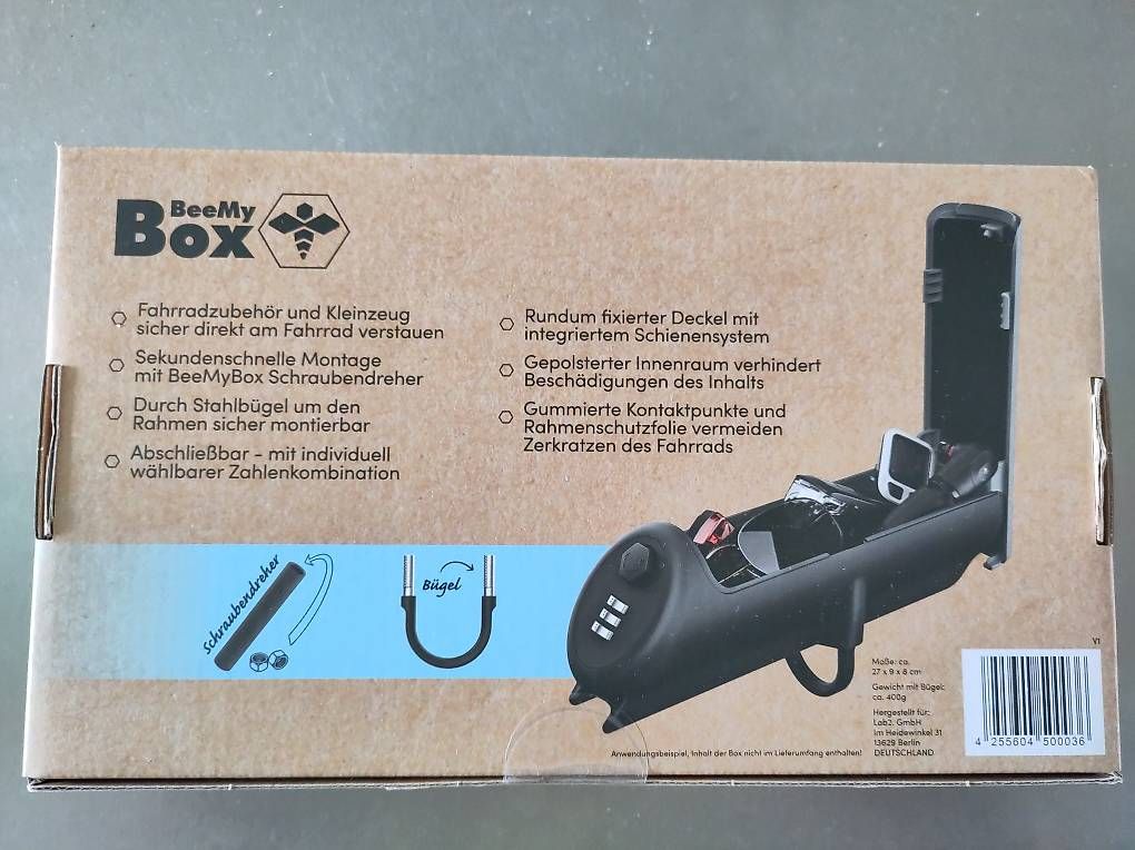 Pezzi di ricambio: Velozubehör - abschliessbare Velobox NEU – Nuovo e nell'imballaggio originale da Bern venduto da Turdus10