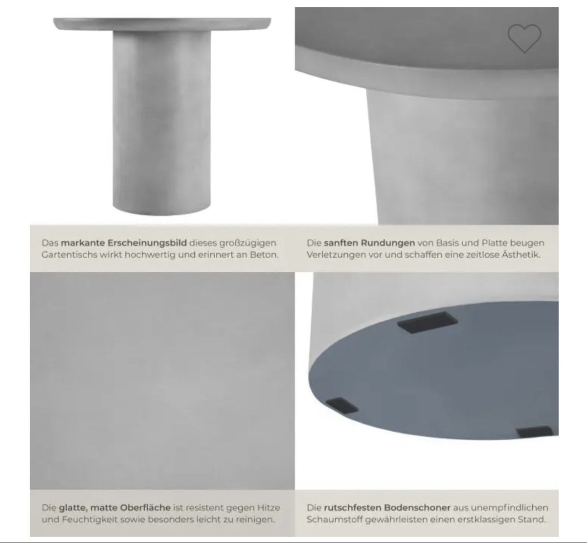 Tavoli: In-&Outdoor Tisch  – Nuovo (secondo la descrizione) da Obermumpf venduto da saramya 4