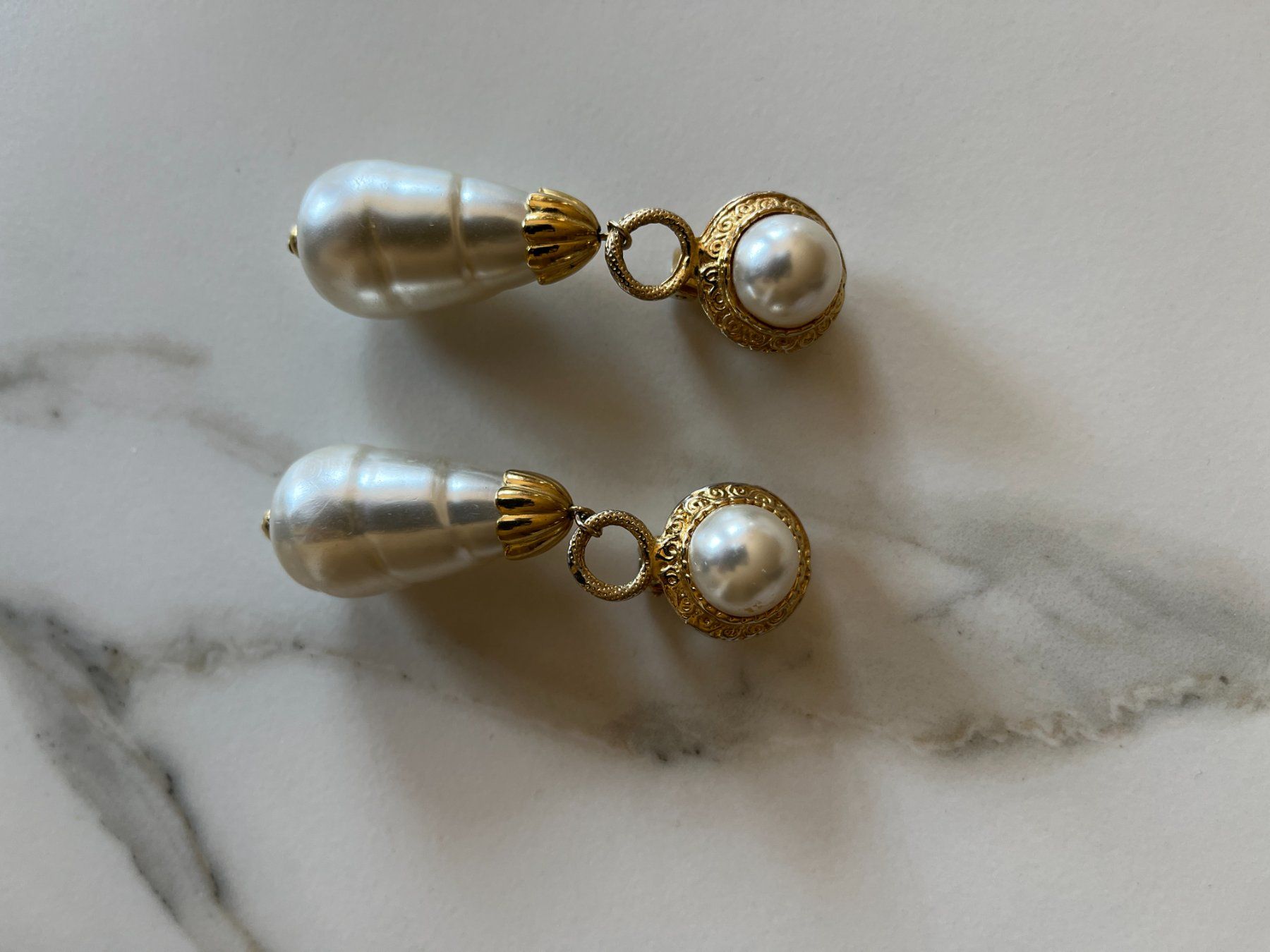 Orecchini pendenti & Orecchini a lobo: Perlenohrringe, Vintage, Modeschmuck – Usato da Bern venduto da cubus01