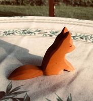 Ostheimer Fuchs, 7 cm hoch, 11 cm lang