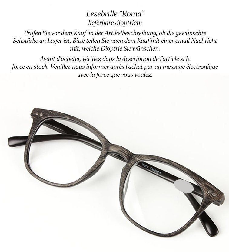 Occhiali & Lenti: Lesebrille Roma +1.5 (DIV 5) – Nuovo e nell'imballaggio originale da Pfäffikon SZ venduto da ANNAPURNA8091
