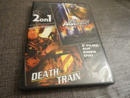 2 Filme auf einer DVD Death Train und The Agency